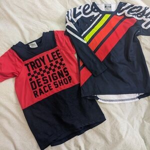 2 Troy Lee Designs kids BMX tops